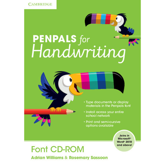 Cambridge Penpals for Handwriting Font Multimedia CD-ROM - ISBN 9781845657185