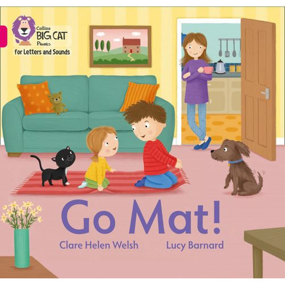 Collins Big Cat Phonics for Letters and Sounds - Go Mat!: Band 01B/Pink B - ISBN 9780008409678