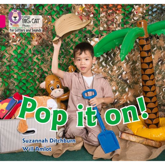 Collins Big Cat Phonics for Letters and Sounds - Pop it on!: Band 01B/Pink B - ISBN 9780008379551