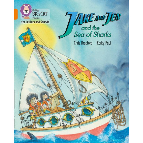 Collins Big Cat Phonics for Letters and Sounds - Jake and Jen and the Sea of Sharks: Band 06/Orange - ISBN 9780008357771