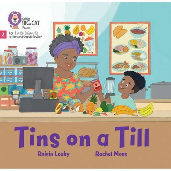 Big Cat Phonics for Little Wandle Letters and Sounds Revised - Tins on a Till: Phase 2 Set 4 Blending practice - ISBN 9780008668204