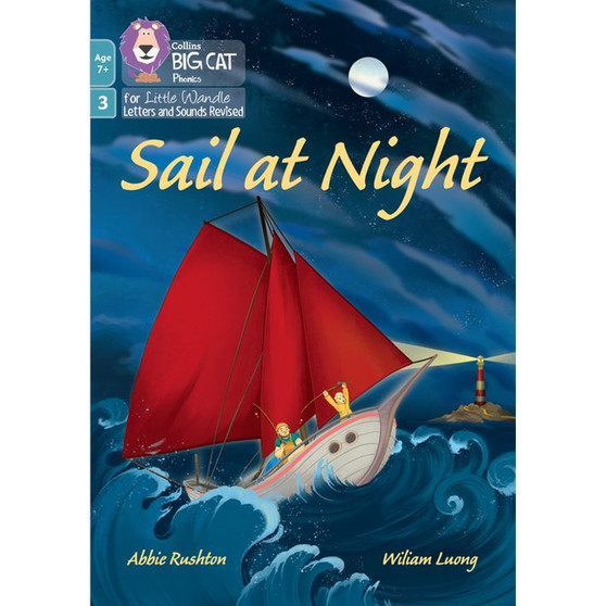 Big Cat Phonics for Little Wandle Letters and Sounds Revised – Age 7+ - Sail at Night: Phase 3 Set 1 Blending practice - ISBN 9780008758110