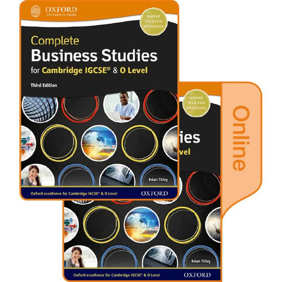 Complete Business Studies for Cambridge IGCSE & O Level: Print & Online Student Book Pack - ISBN 9780198427780