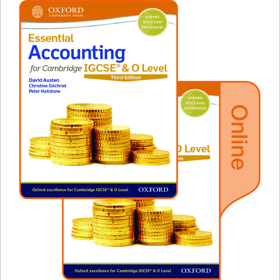 Oxford Essential Accounting for Cambridge IGCSE and O Level Print and Online Student Book Pack (3rd edition) - ISBN 9780198428275