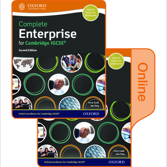 Oxford Complete Enterprise for Cambridge IGCSE Print and Online Student Book Pack (2nd edition) - ISBN 9780198427834
