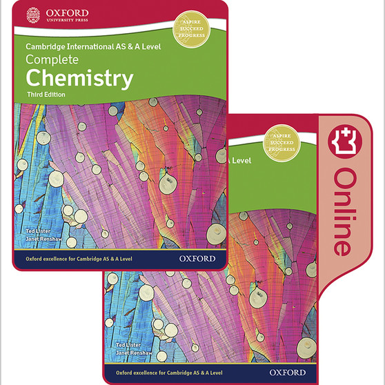 Oxford Complete Chemistry for Cambridge International AS and A Level Print and Enhanced Online Student Book Pack (3rd edition) - ISBN 9781382005388