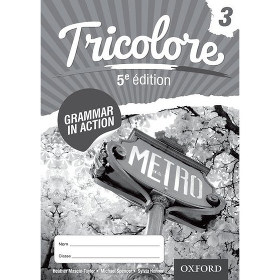 Tricolore (5th edition): Grammar in Action Workbook Pack 3 (Pack of 8) - ISBN 9781408527450