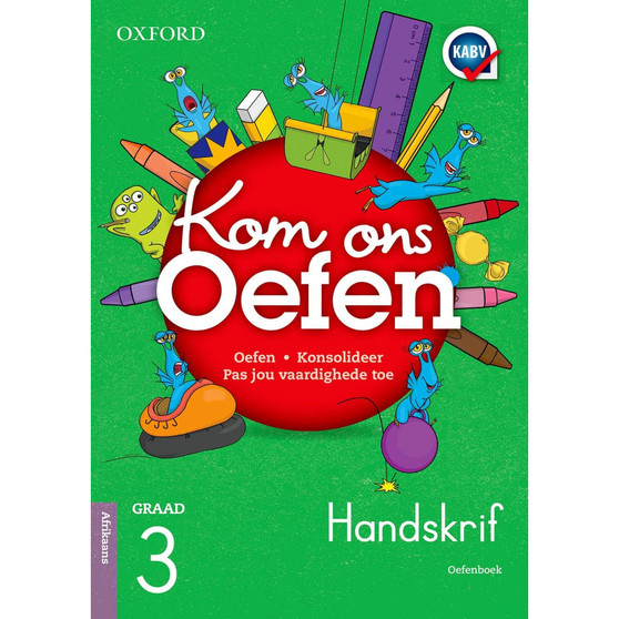 Kom Ons Oefen Handskrif Graad 3 (HT) - ISBN 9780190404536