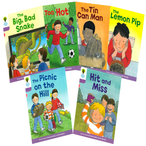 Oxford Biff, Chip and Kipper - Decode and Develop Stories Level 1+ (Pack B) Mixed Pack of 6 - ISBN 9780198364306
