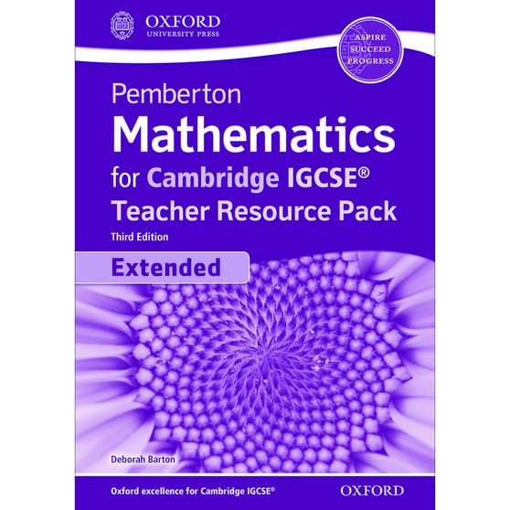 Oxford Pemberton Mathematics for Cambridge IGCSE Extended Teacher Resource Pack (3rd edition) - ISBN 9780198428473