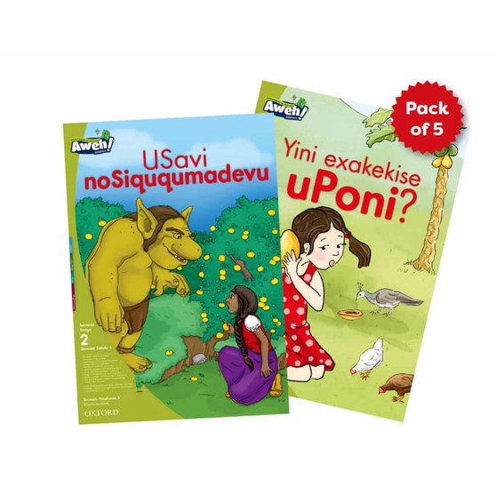 Aweh! Ibanga 1 Izinga 2 Ipheki yezincwadi ezinkulu (zi-5) - ISBN 9780190757960
