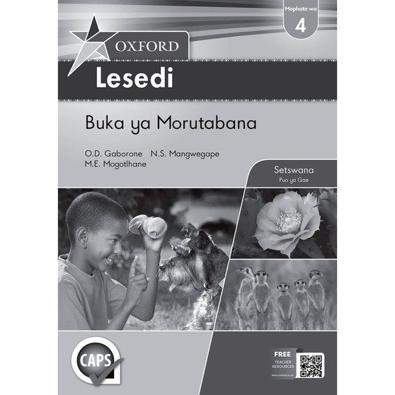 Oxford Lesedi Mophato wa 4 Buka ya Morutabana (CAPS) - ISBN 9780199043545