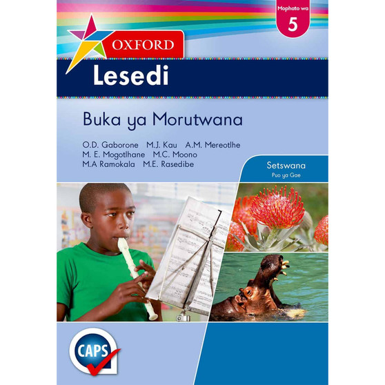 Oxford Lesedi Mophato wa 5 Buka ya Morutwana (CAPS) - ISBN 9780199052196