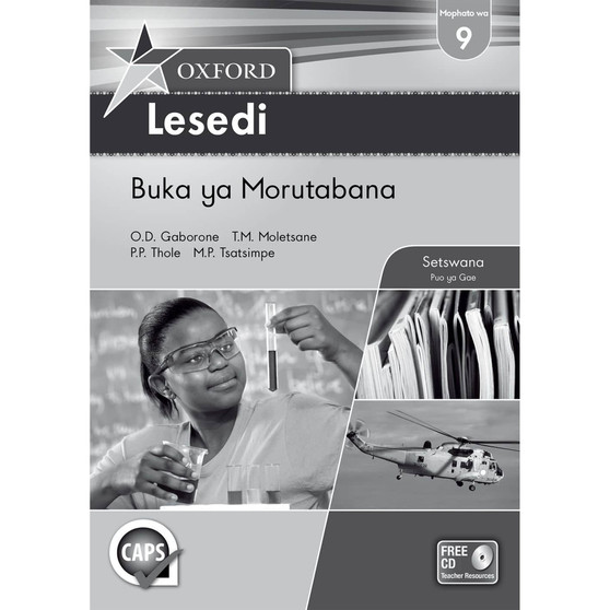 Oxford Lesedi Mophato wa 9 Buka ya Morutabana (CAPS) - ISBN 9780199059959
