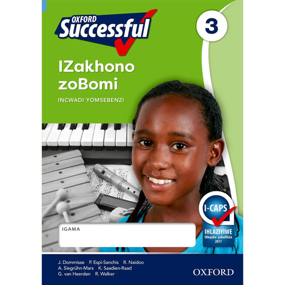 Oxford Successful IZaKhono zoBomi IBanga 3 INcwadi yoMsebenzi - ISBN 9780199044443