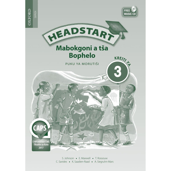 Headstart Mabokgoni a tsa Bophelo Kreiti ya 3 Puku ya Morutisi - ISBN 9780195999396