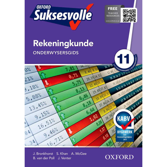 Oxford Suksesvolle Rekeningkunde Graad 11 Onderwysersgids - ISBN 9780199051366