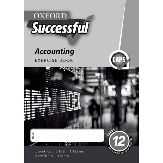 Oxford Successful Accounting Grade 12 Exercise Book - ISBN 9780195999969