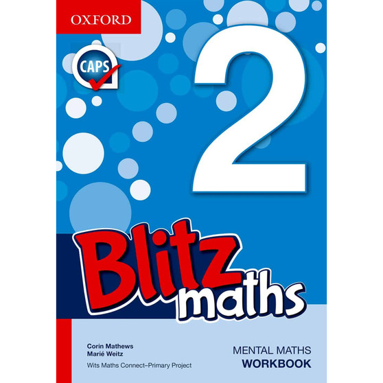 Blitz Mental Maths Grade 2 Workbook (English) - ISBN 9780190403249