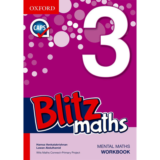 Blitz Mental Maths Grade 3 Workbook (English) - ISBN 9780190401313