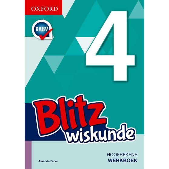 Blitz Wiskunde (Hoofrekene) Graad 4 Werkboek - ISBN 9780190406868