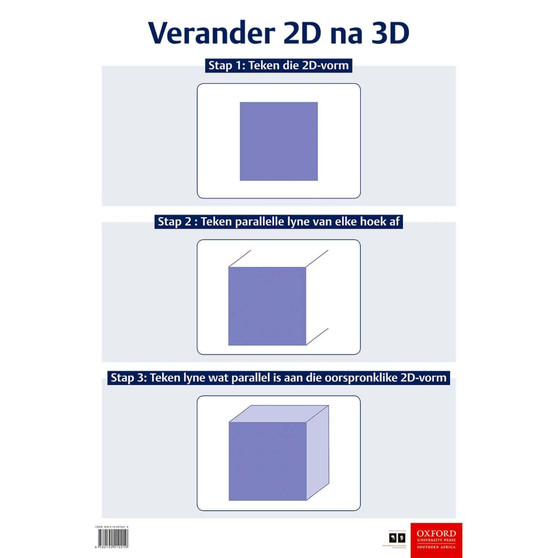 Poster Tegnologie: Verander 2D na 3D - ISBN 9780190419219