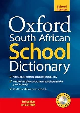 Oxford South African School Dictionary (3rd edition) CD-ROM Multi-user Licence for 1 year - ISBN 9780190402099
