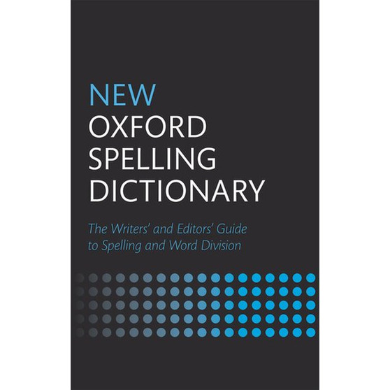 New Spelling Dictionary (2nd edition) - ISBN 9780199569991