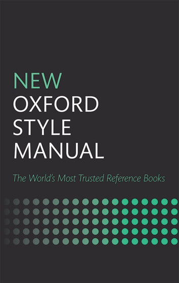 New Style Manual (3rd edition) (H) - ISBN 9780198767251