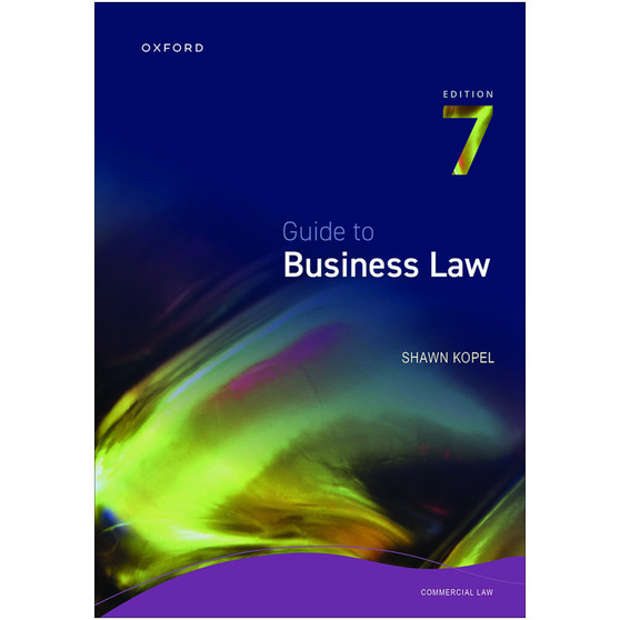 Guide to Business Law (7th edition) - ISBN 9780190748463