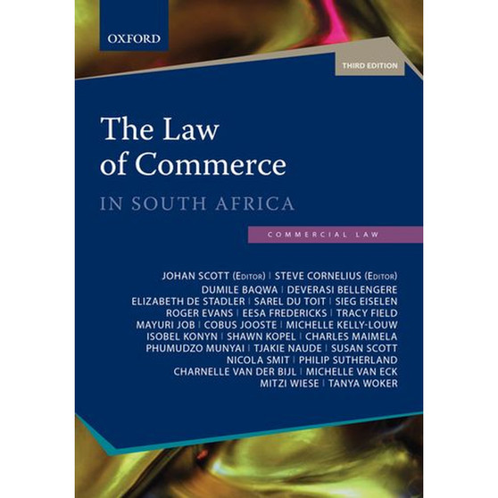 DIGITAL - The Law of Commerce in South Africa 3e ePub Commercial - ISBN 9780190740313