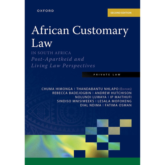 African Customary Law in South Africa 2e Private - ISBN 9780190748487