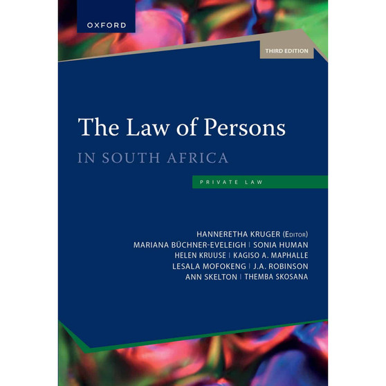 The Law of Persons in South Africa 3e Private - ISBN 9780190743697
