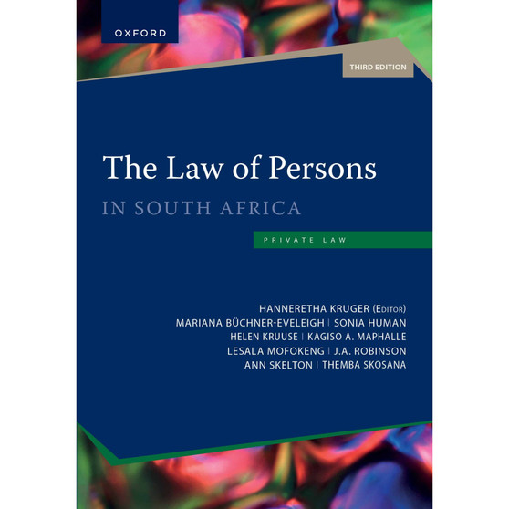 DIGITAL - The Law of Persons in SA 3e ePub Private - ISBN 9780190744915