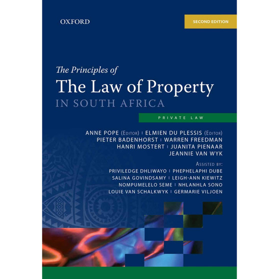 DIGITAL - Principles of the Law of Property in South Africa 2e ePub Private - ISBN 9780190752484