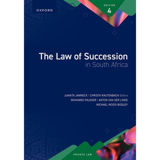 DIGITAL - The Law of Succession in South Africa 4e epub Private - ISBN 9780190739591