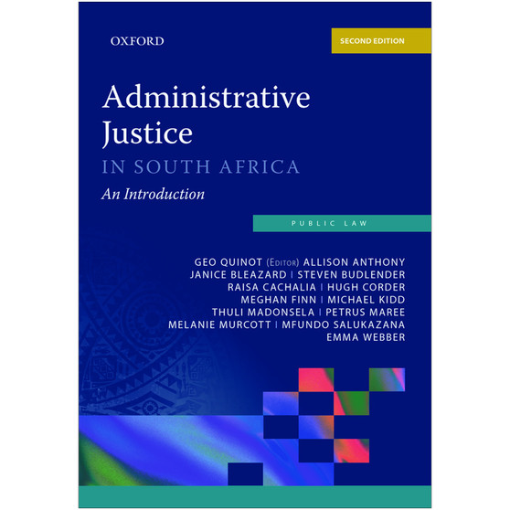 Administrative Justice in South Africa (2nd edition) - ISBN 9780190744243