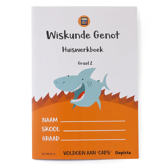 Wiskunde Genot Huiswerkboek - Graad 2 - ISBN 9781990941436