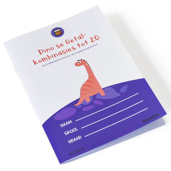 Dino se Getalkombinasies tot 20 - ISBN 9781776082025