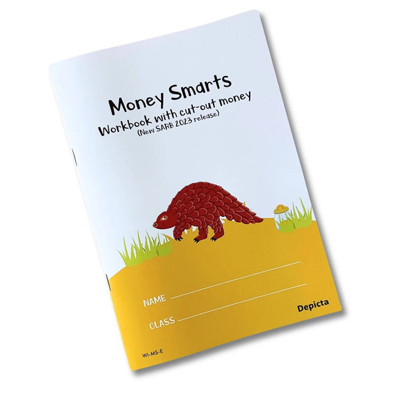 Money Smarts — Workbook with cut-out money (New SARB 2023 release) - ISBN 9781776435067