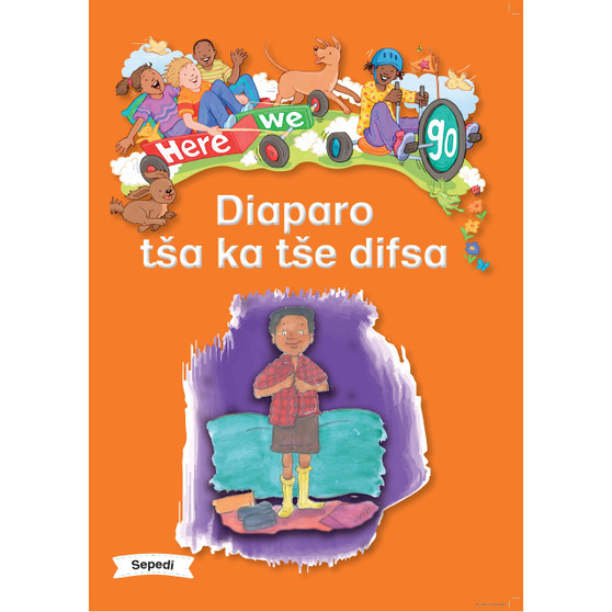 Here We Go! Diaparo Tša Ka Tše Difsa Big Books - ISBN 9781431055784