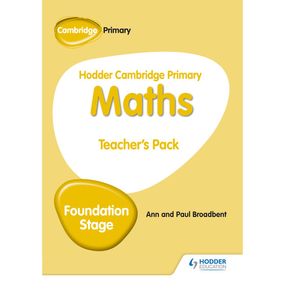 Hodder Cambridge Primary Maths Teacher's Pack Foundation Stage - ISBN 9781510431867