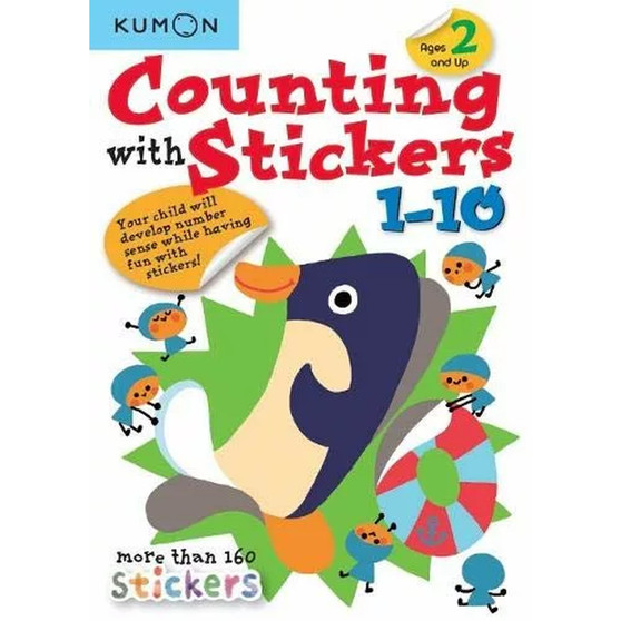 Kumon Counting with Stickers 1-10 - ISBN 9781941082751