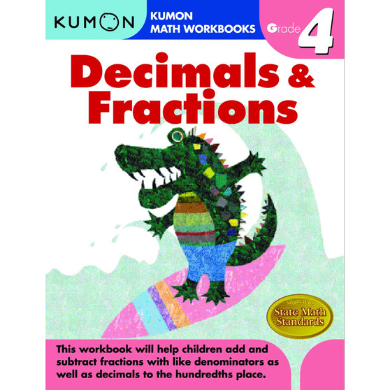 Kumon Grade 4 Decimals & Fractions - ISBN 9781933241586