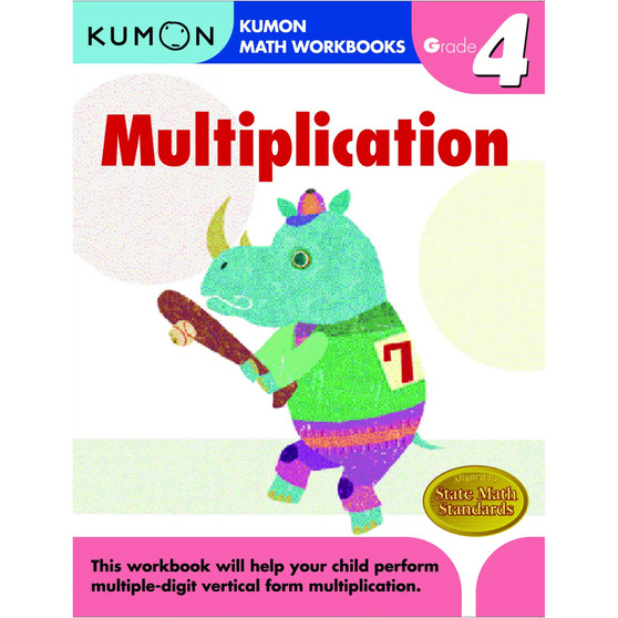 Kumon Grade 4 Multiplication - ISBN 9781933241562