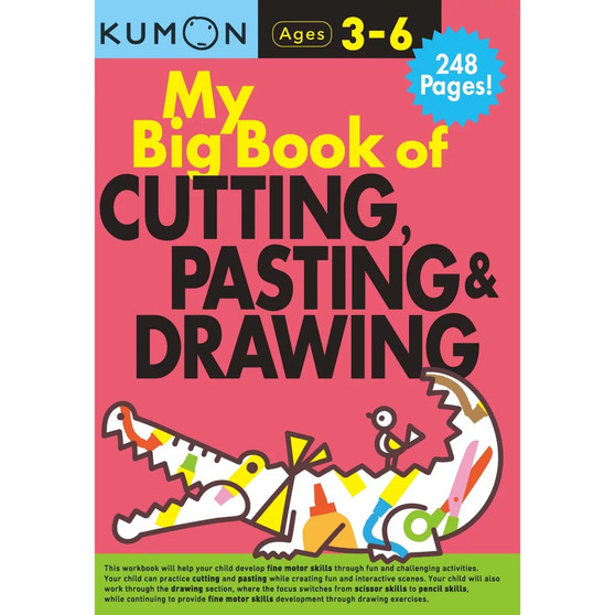 Kumon My Big Book of Cutting, Pasting & Drawing (Bind-up) - ISBN 9781941082775