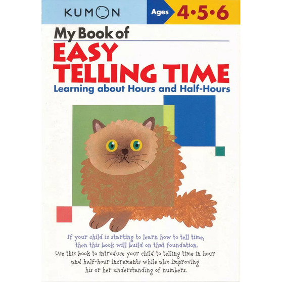 Kumon My Book of Easy Telling Time: Learning about Hours and Half-Hours - ISBN 9781933241265