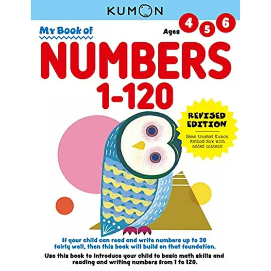 Kumon My Book of Numbers 1-120 (Revised Ed.) - ISBN 9781953845047
