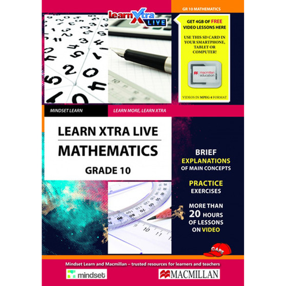 Learn Xtra Live Maths Study Guide Grade 10 - ISBN 9781920570910