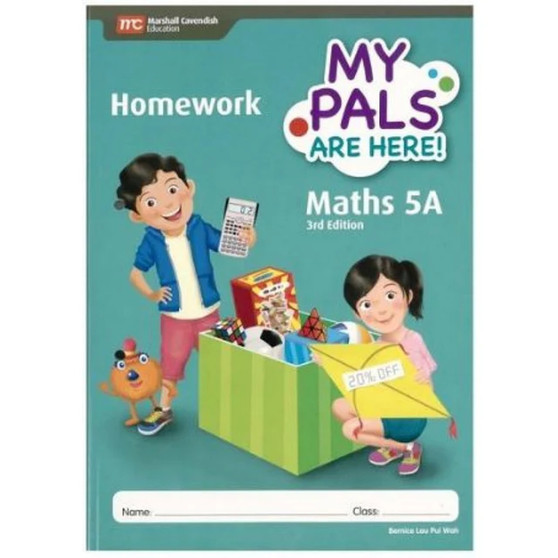 Marshall Cavendish My Pals Are Here! Primary Maths Homework Book 5A (3rd edition) - ISBN 9789813160026